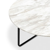 Continental Designs Ivory Orly Marble Coffee Table