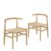 Continental Designs Natural Adriel Dining Chairs