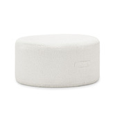 Continental Designs Cream Vivien Boucle Ottoman