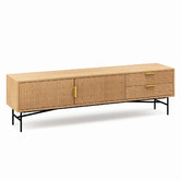 Continental Designs Tabitha Ripple Slatted TV Unit