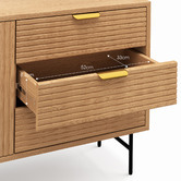Continental Designs Tabitha Ripple Slatted Sideboard