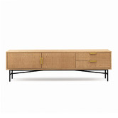 Continental Designs Tabitha Ripple Slatted TV Unit