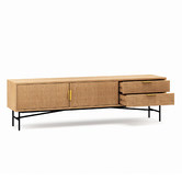 Continental Designs Tabitha Ripple Slatted TV Unit
