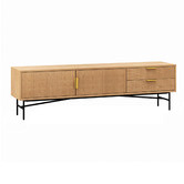 Continental Designs Tabitha Ripple Slatted TV Unit