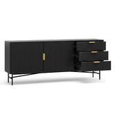 Continental Designs Tabitha Ripple Slatted Sideboard