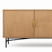 Continental Designs Tabitha Ripple Slatted Sideboard