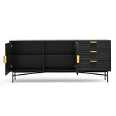 Continental Designs Tabitha Ripple Slatted Sideboard