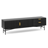 Continental Designs Tabitha Ripple Slatted TV Unit