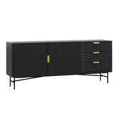 Continental Designs Tabitha Ripple Slatted Sideboard
