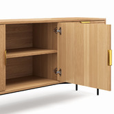 Continental Designs Tabitha Ripple Slatted Sideboard