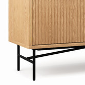 Continental Designs Tabitha Ripple Slatted Sideboard