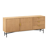 Continental Designs Tabitha Ripple Slatted Sideboard