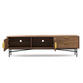 Continental Designs Tabitha Ripple Slatted TV Unit