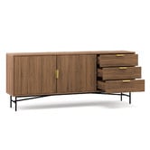 Continental Designs Tabitha Ripple Slatted Sideboard