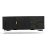 Continental Designs Tabitha Ripple Slatted Sideboard