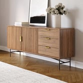 Continental Designs Tabitha Ripple Slatted Sideboard