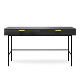 Continental Designs Thalia 2 Drawer Ripple Slatted Desk