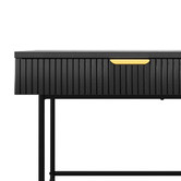 Continental Designs Thalia 2 Drawer Ripple Slatted Desk