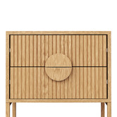 Continental Designs Tessa 2 Drawer Bedside Table