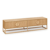 Continental Designs Tessa Ripple Slatted TV Unit