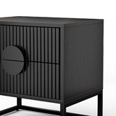 Continental Designs Tessa 2 Drawer Bedside Table