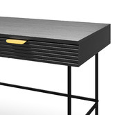 Continental Designs Thalia 2 Drawer Ripple Slatted Desk