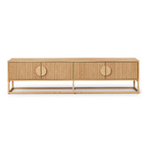 Continental Designs Tessa Ripple Slatted TV Unit