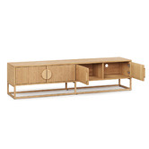 Continental Designs Tessa Ripple Slatted TV Unit