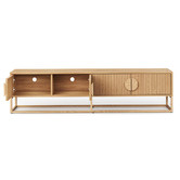 Continental Designs Tessa Ripple Slatted TV Unit