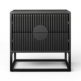 Continental Designs Tessa 2 Drawer Bedside Table