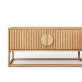 Continental Designs Tessa Ripple Slatted TV Unit