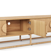 Continental Designs Tessa Ripple Slatted TV Unit