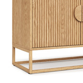 Continental Designs Tessa Ripple Slatted Sideboard