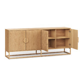 Continental Designs Tessa Ripple Slatted Sideboard