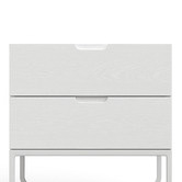 Continental Designs Tanisha 2 Drawer Bedside Table
