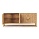 Continental Designs Tessa Ripple Slatted Sideboard