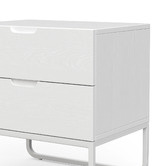 Continental Designs Tanisha 2 Drawer Bedside Table