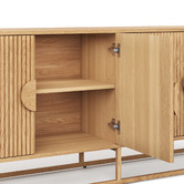 Continental Designs Tessa Ripple Slatted Sideboard