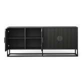 Continental Designs Tessa Ripple Slatted Sideboard