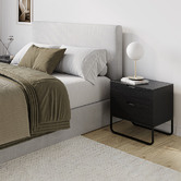 Continental Designs Tanisha 2 Drawer Bedside Table