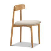 Continental Designs Finn American Oak Wood Dining Chairs