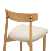 Continental Designs Finn American Oak Wood Dining Chairs