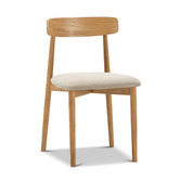 Continental Designs Finn American Oak Wood Dining Chairs