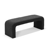 Continental Designs Cream Harper 120cm Boucle Bench