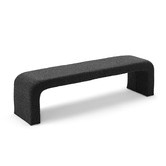 Continental Designs Cream Harper 160cm Boucle Bench