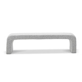 Continental Designs Cream Harper 160cm Boucle Bench