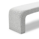 Continental Designs Cream Harper 160cm Boucle Bench