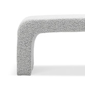 Continental Designs Cream Harper 160cm Boucle Bench