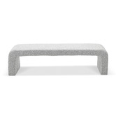 Continental Designs Cream Harper 160cm Boucle Bench