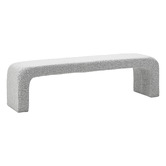 Continental Designs Cream Harper 160cm Boucle Bench